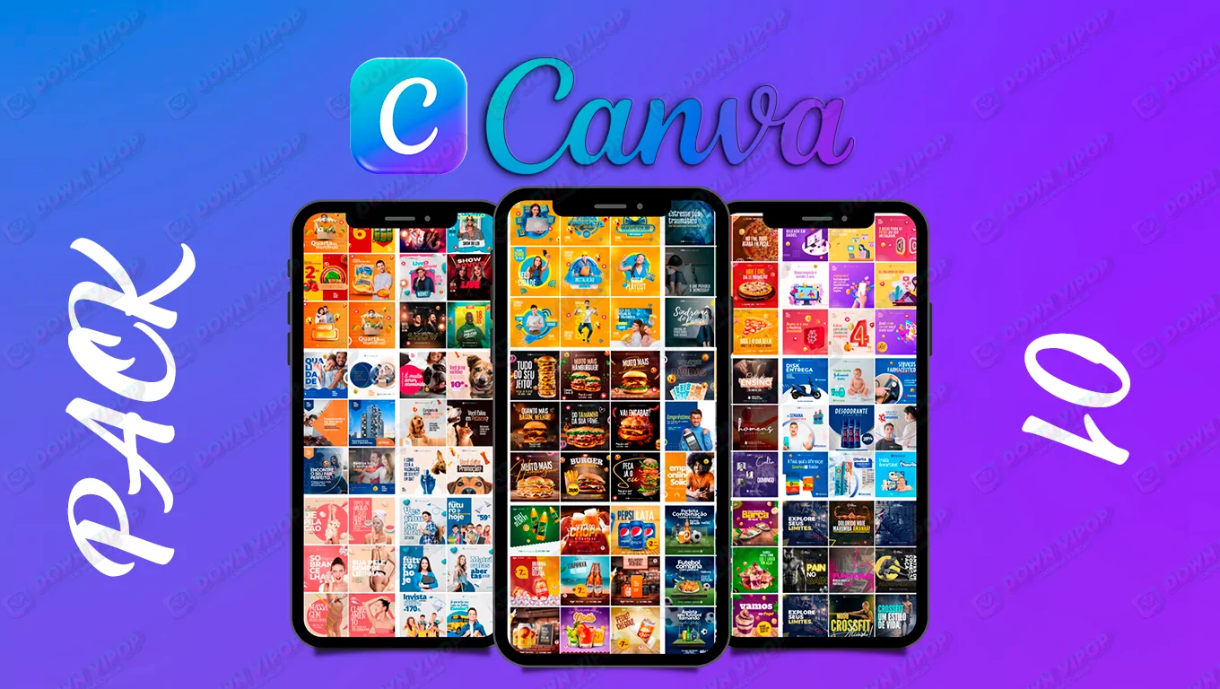 12.000+ Designs para Canva – Editáveis e com Bônus de Presente!