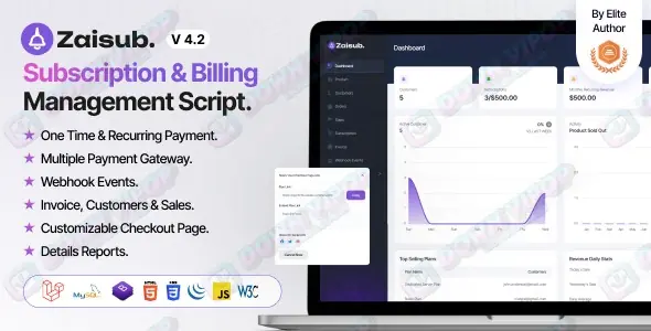Zaisub - Script Laravel para gerenciamento de assinaturas e cobranças.