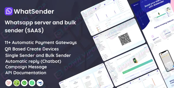WhatSender - Servidor de Whatsapp e remetente em massa (SAAS)